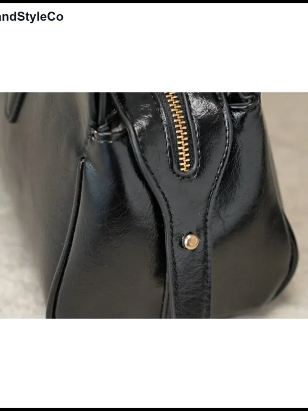Soft Vegan Leather Hobo Shoulder Bag Purse with 3 Compartments